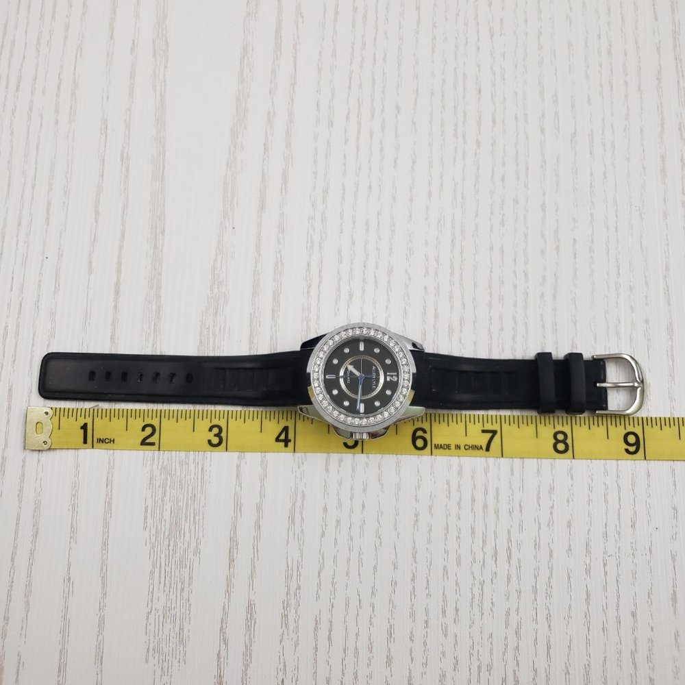 Allen Lyle Black Silicone Round Face Watch Crystal - Picture 7 of 7